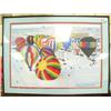 Image 1 : Triple matted and framed photo of Anchorage with balloons (238)