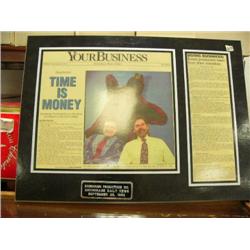 Large collection of 15 framed pictures and posters of various bands form Sourdough productions (238)