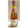 Image 1 : BAREFOOT BUBBLY PINK MOSCATO 750ML 8% SWEETNESS