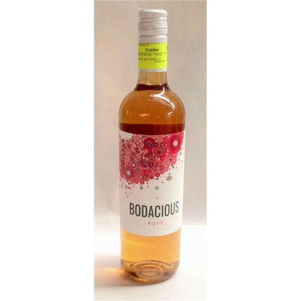 BODACIOUS ROSE 750ML 11.5% SWEETNESS RATING O2