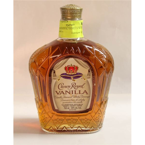 CROWN ROYAL VANILLA WHISKY 750ML 35%