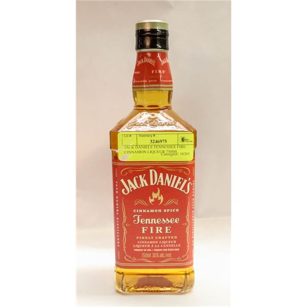 JACK DANIELS TENNESSEE FIRE CINNAMON LIQUEUR 750ML