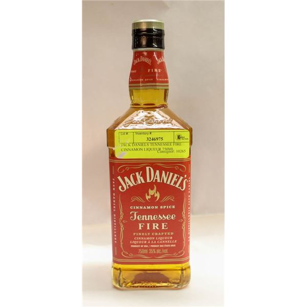 JACK DANIELS TENNESSEE FIRE CINNAMON LIQUEUR 750ML