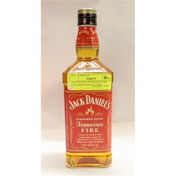 JACK DANIELS TENNESSEE FIRE CINNAMON LIQUEUR 750ML