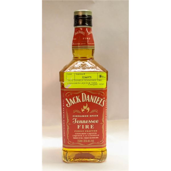 JACK DANIELS TENNESSEE FIRE CINNAMON LIQUEUR 750ML