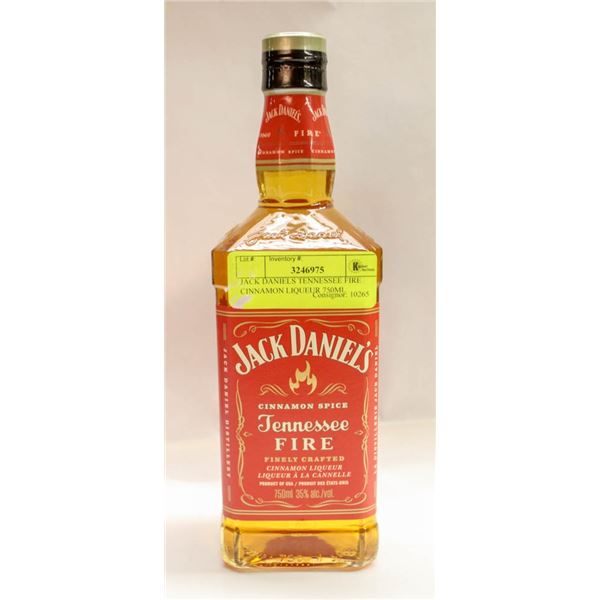 JACK DANIELS TENNESSEE FIRE CINNAMON LIQUEUR 750ML