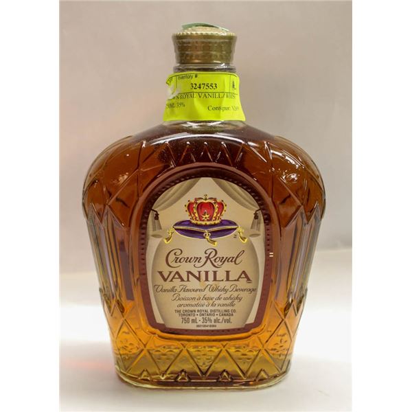 CROWN ROYAL VANILLA WHISKY 750ML 35%