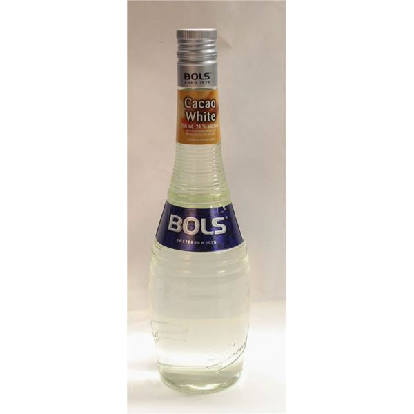 BOLS DE CREME DE CACAO WHITE LIQUOR 750ML 24%