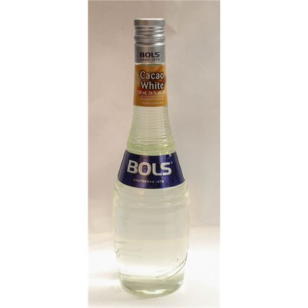 BOLS DE CREME DE CACAO WHITE LIQUOR 750ML 24%