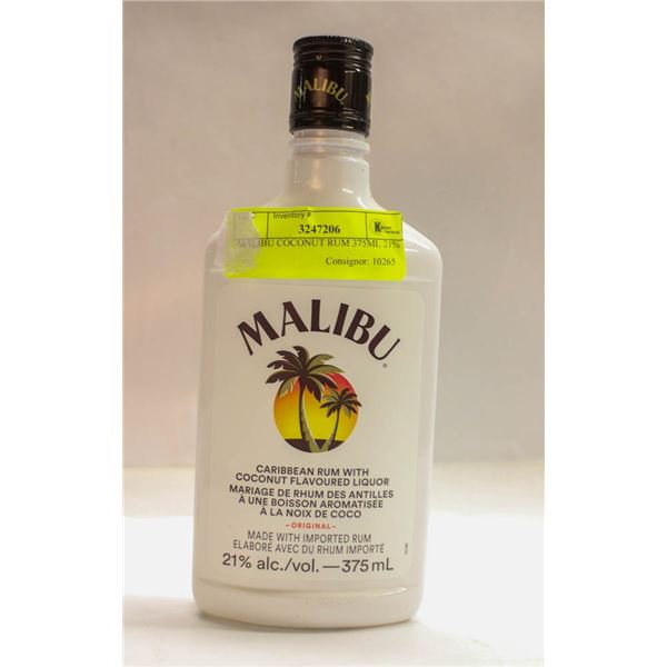 MALIBU COCONUT RUM 375ML 21%