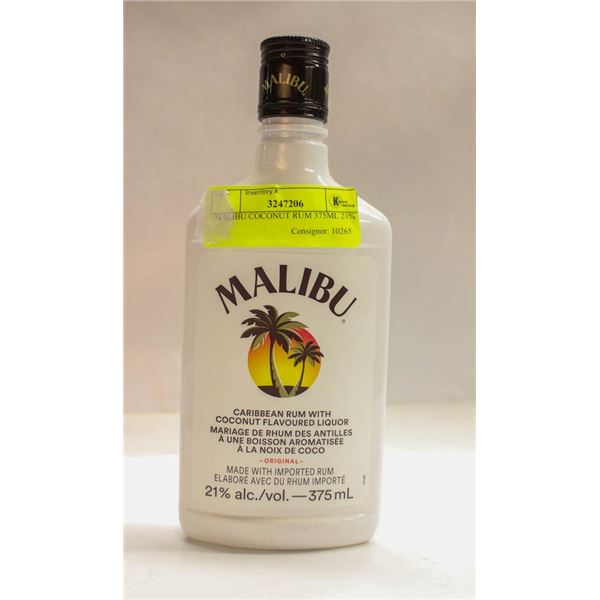 MALIBU COCONUT RUM 375ML 21%
