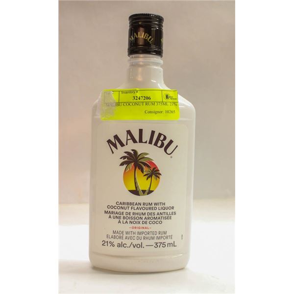 MALIBU COCONUT RUM 375ML 21%