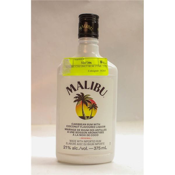 MALIBU COCONUT RUM 375ML 21%