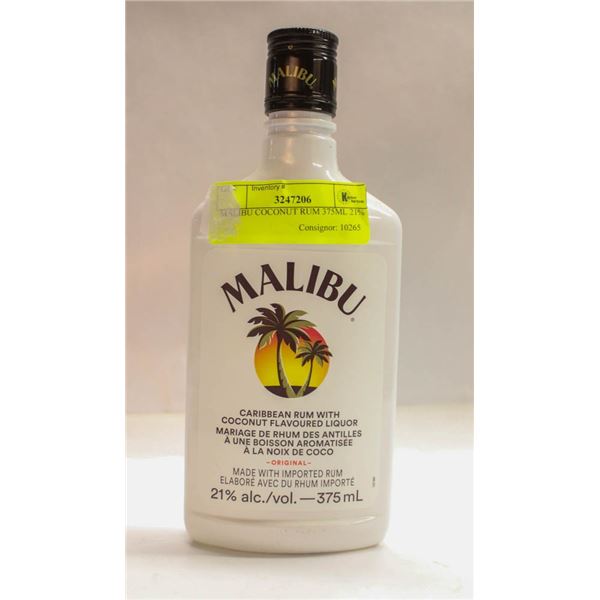 MALIBU COCONUT RUM 375ML 21%