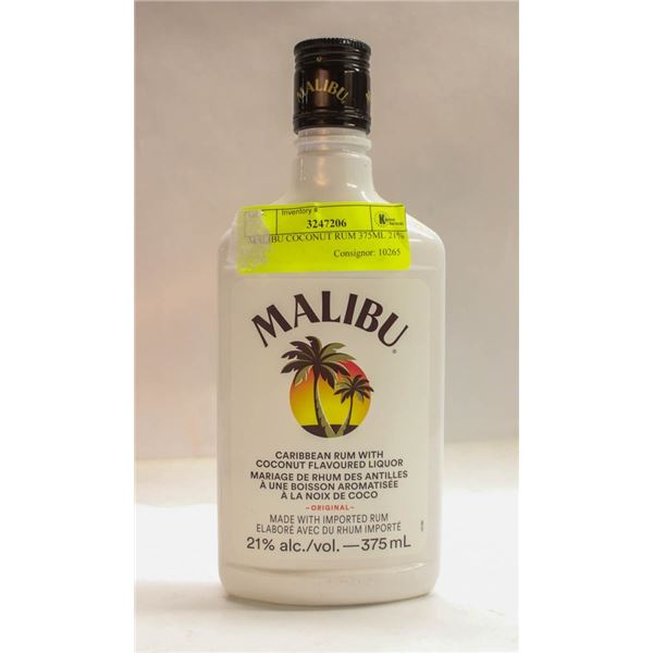 MALIBU COCONUT RUM 375ML 21%