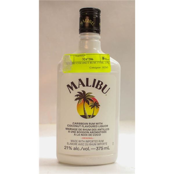 MALIBU COCONUT RUM 375ML 21%