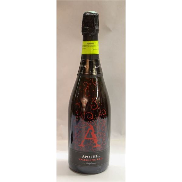 APOTHIC RED SPARKLING WINE 750ML 13.5%