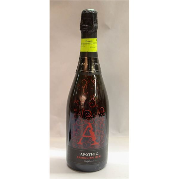 APOTHIC RED SPARKLING WINE 750ML 13.5%