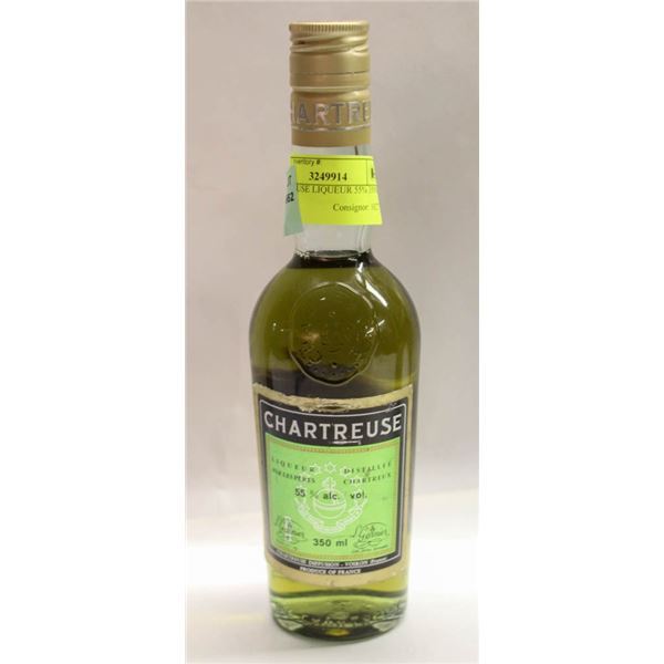 CHARTREUSE LIQUEUR 55% 350ML