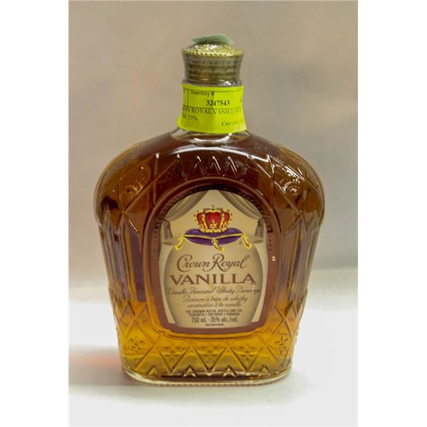 CROWN ROYAL VANILLA WHISKY 750ML 35%