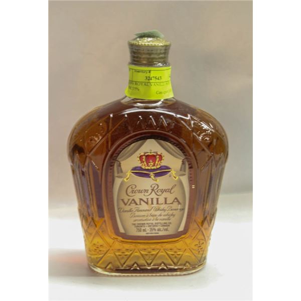 CROWN ROYAL VANILLA WHISKY 750ML 35%