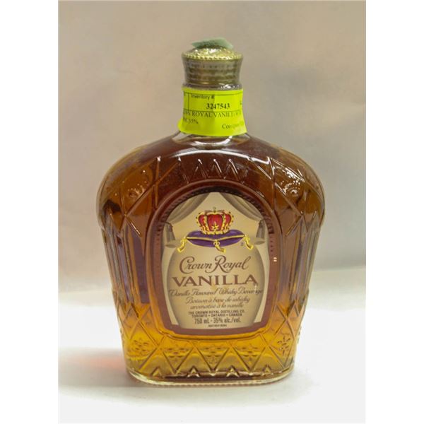 CROWN ROYAL VANILLA WHISKY 750ML 35%