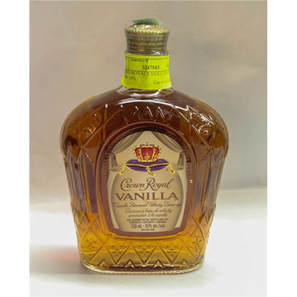 CROWN ROYAL VANILLA WHISKY 750ML 35%