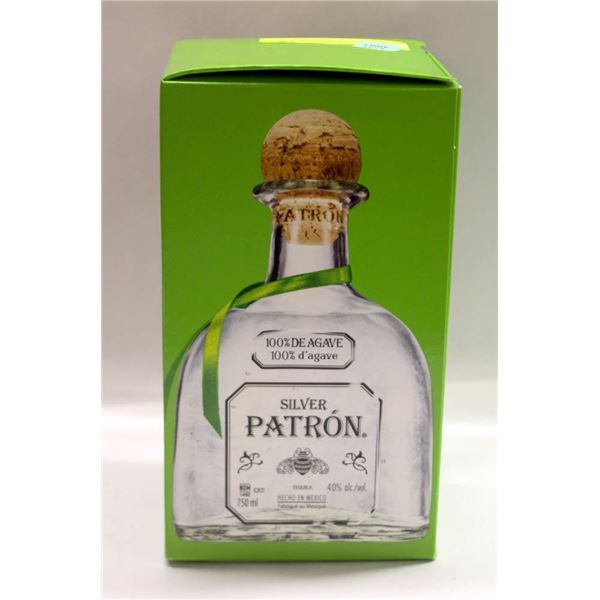 SILVER PATRON TEQUILA 750ML 40% ALC