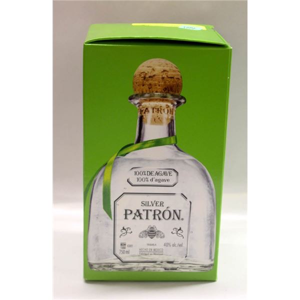 SILVER PATRON TEQUILA 750ML 40% ALC