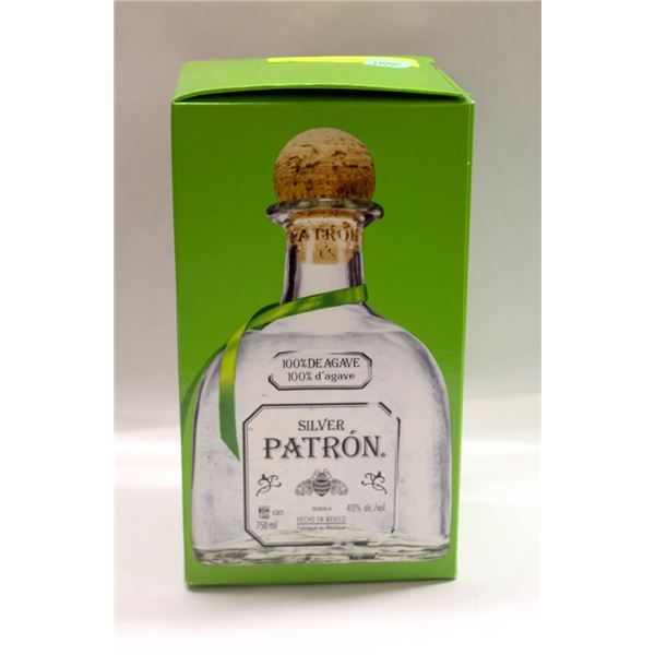 SILVER PATRON TEQUILA 750ML 40% ALC