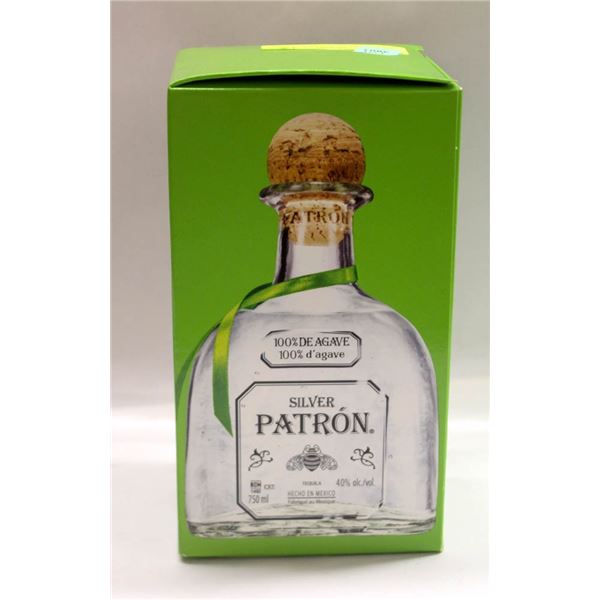 SILVER PATRON TEQUILA 750ML 40% ALC
