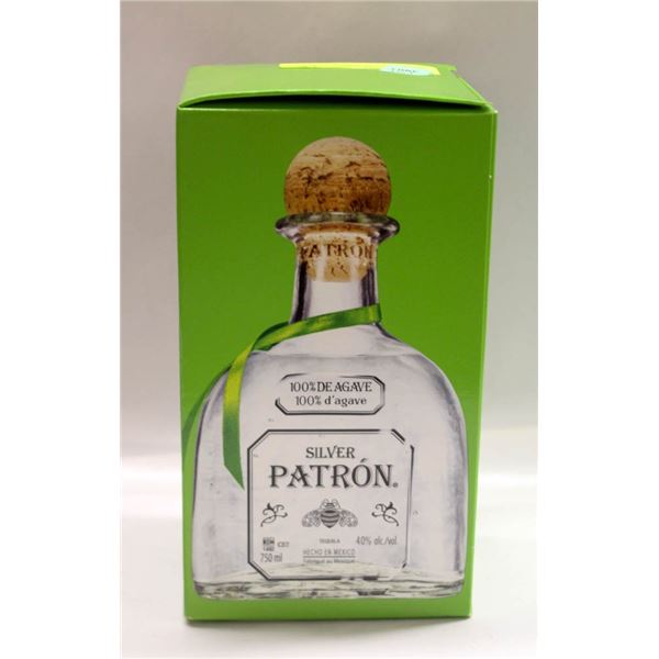 SILVER PATRON TEQUILA 750ML 40% ALC