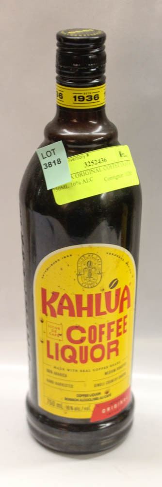 KAHLUA ORIGINAL COFFEE LIQUOR 750ML 16% ALC