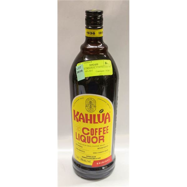 KAHLUA ORIGINAL COFFEE LIQUOR 1.14LTR 16% ALC