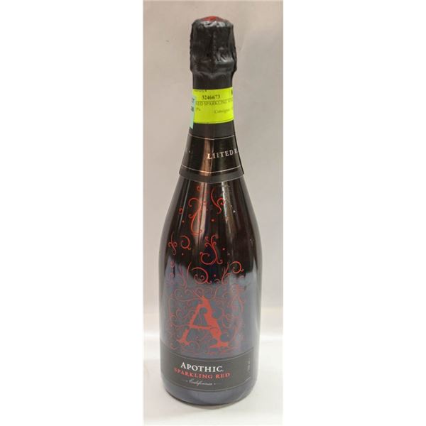 APOTHIC RED SPARKLING WINE 750ML 13.5%