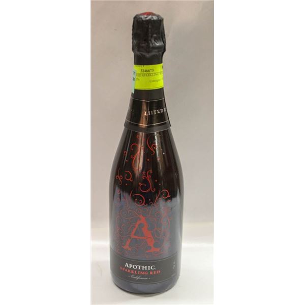 APOTHIC RED SPARKLING WINE 750ML 13.5%