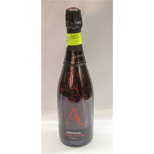 APOTHIC RED SPARKLING WINE 750ML 13.5%