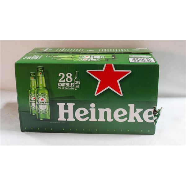 HEINEKEN BEER CASE OF 28 - 355ML 5%ALC