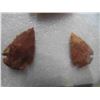 Image 2 : 5 Vintage First Nations Stone Arrowheads in Case - Excellent Condition
