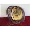 Image 2 : Vintage Carved Wood Tribal Mask with Horse Hair Approx. 9'' High Really