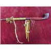 Image 2 : Vintage First Nations Peace Pipe 17'' with Wood Bowl. Smokeable Pipe. Comes