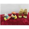 Image 2 : Vintage Salt and Pepper Shaker Lot: Yosemite Sam, Blackcats, Weiner Dogs, 