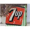 Image 8 : Metal 7UP Sign 27'' x 19'' 