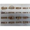 Image 8 : Fashion Jewelry : 80 Rings Gold/Silver Coloured