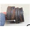 Image 8 : Vintage Bathroom Fixtures, 4 Cast Iron Tub Legs, 6 Steel Weights 