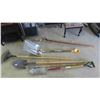 Image 1 : 7 Hand Yard Tools : Spade, Aluminum Shovel, Scuffler, Rake, Plus