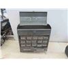 Image 2 : Metal Organizer 12'' x 5 1/2'' x 12'' Tall with Accessories 