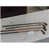 Image 1 : 4 Vintage Wood Golf Clubs 