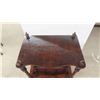 Image 8 : Victorian Rosewood Canterbury What Not Stand on Wheels 22'' x 