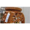 Image 2 : Beautiful Carved Wooden Stand 36'' Tall x 10 1/2'' Across Top 